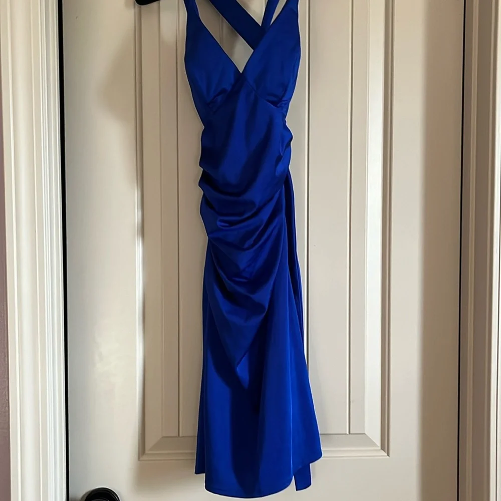 blue homecoming dress size 0 - Picture 2 of 4